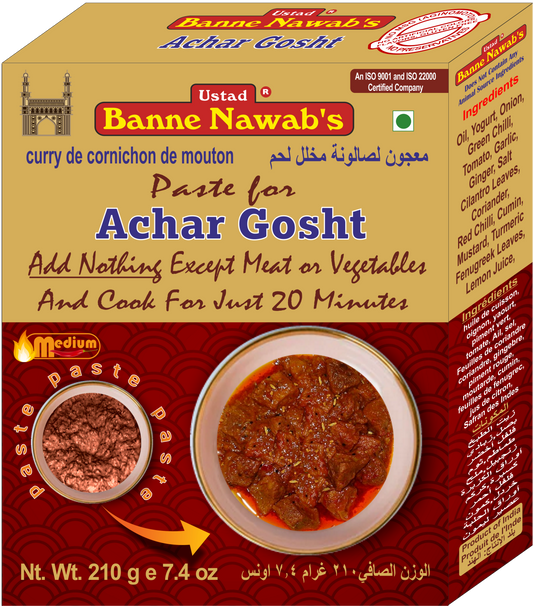 Ustad Banne Nawab's Achar Gosht Paste