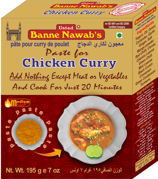 Ustad Banne Nawab's Chicken Curry Paste