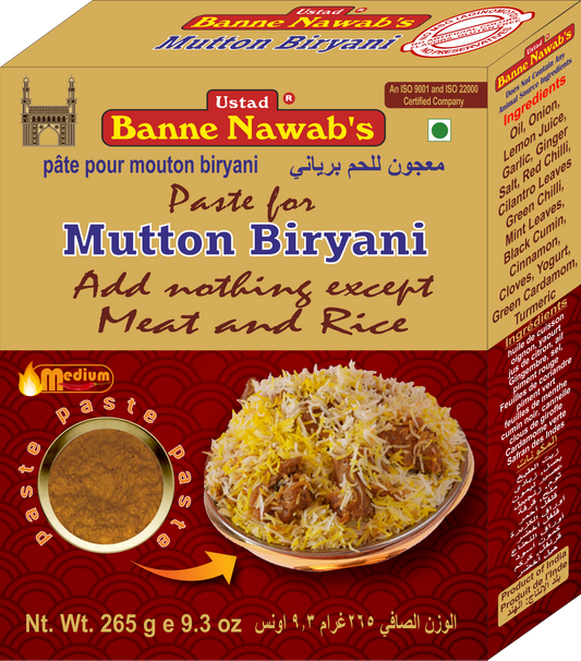 Ustad Banne Nawab's Mutton Biryani Paste