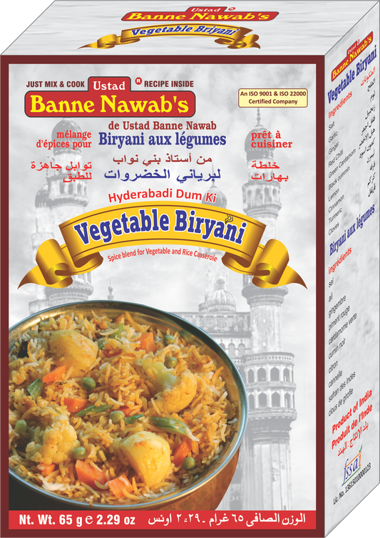Ustad Banne Nawab's Vegetable Biryani